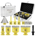 Diamond Core Drill Bits Set for Tile, DARTOTEK 10PCS Porcelain Hole Saw Kit by DARTOTEK