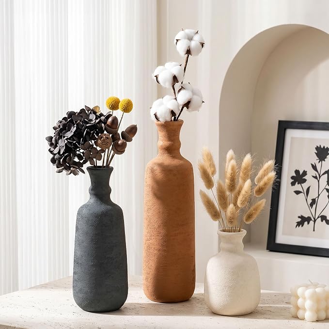 Ceramic Vase Set, Decorative Vases - Image 7