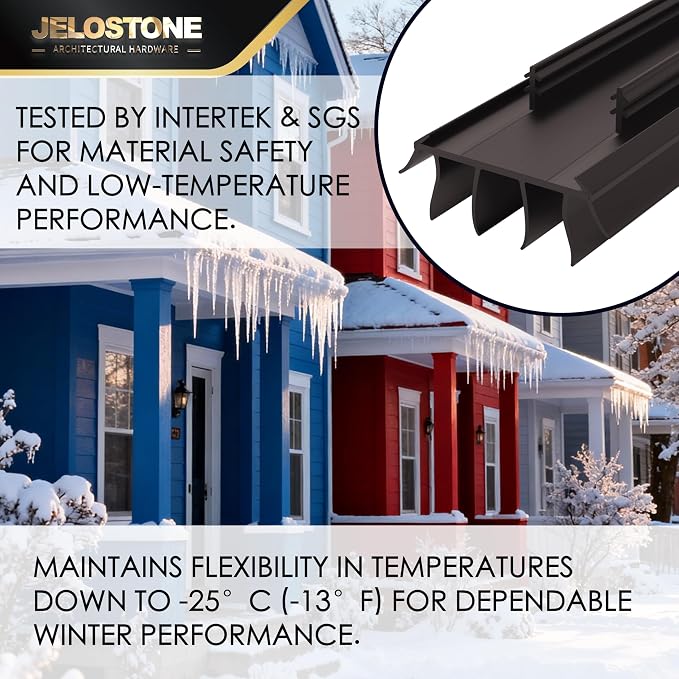 2-Pack 36" Kerf Door Bottom Seal Replacement, SGS & Intertek Tested, Easy - Image 5