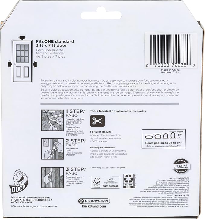 Duck Brand Max Strength Silicone Weatherstrip Seal - Image 3