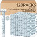Tandefio 120 Pack 3/8 x 3 Concrete Anchors and Screw Kits Galvanized | Large by Tandefio
