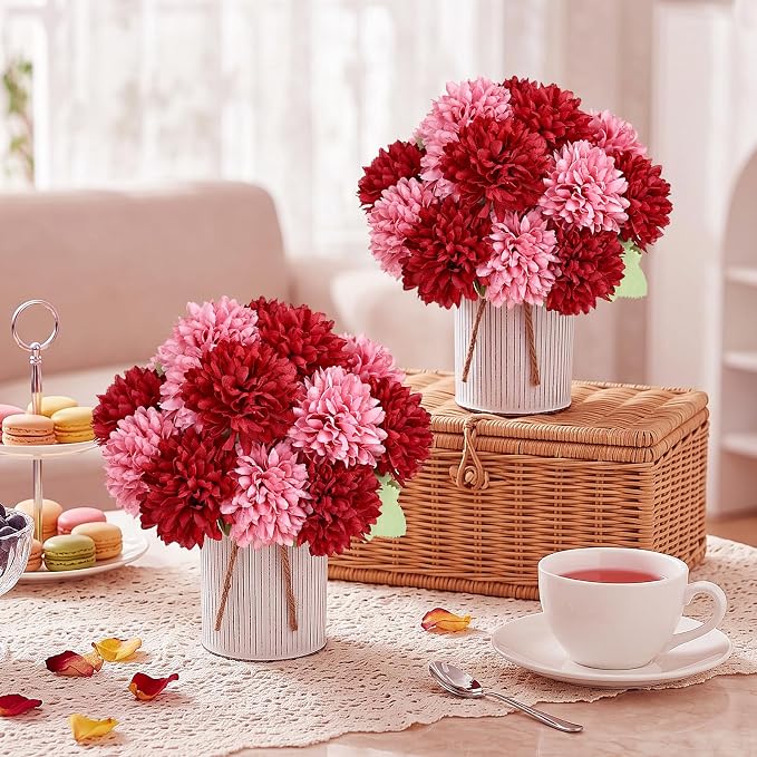 6 Set Pre-Made Flower Table Centerpieces - Image 3