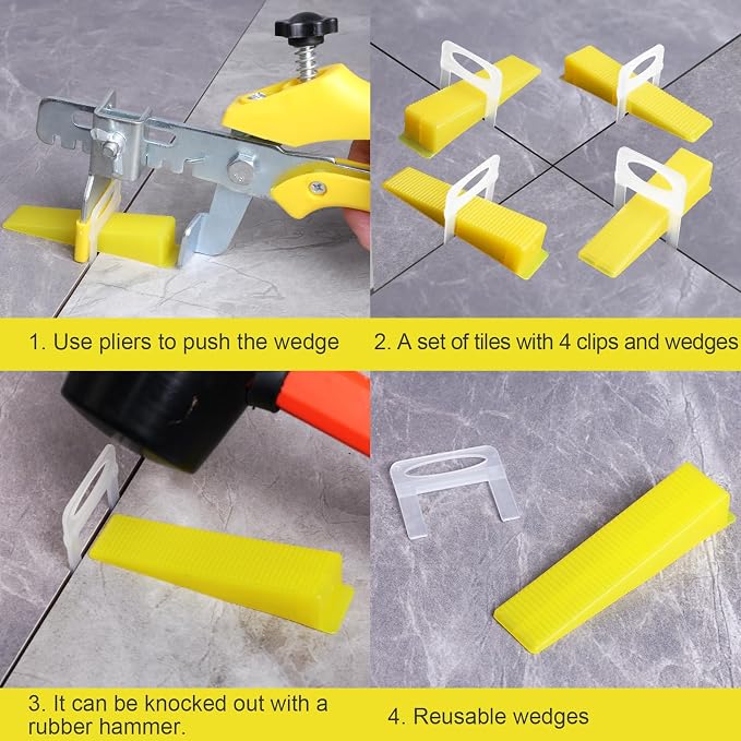 1000PCS Tile Leveling System Tile Wedges - Image 5