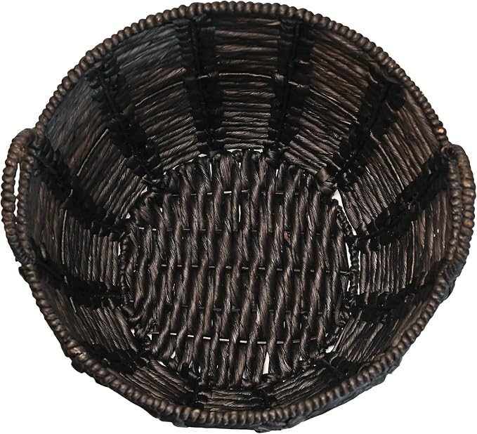 happimess Laurel Hand-Woven Abaca Storage Basket 19", Laundry Room Entryway - Image 6