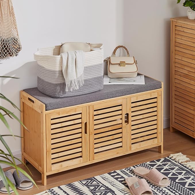 OIASKET Storage Baskets for Organizing, Woven Baskets for Shelves, Rectangle - Image 6