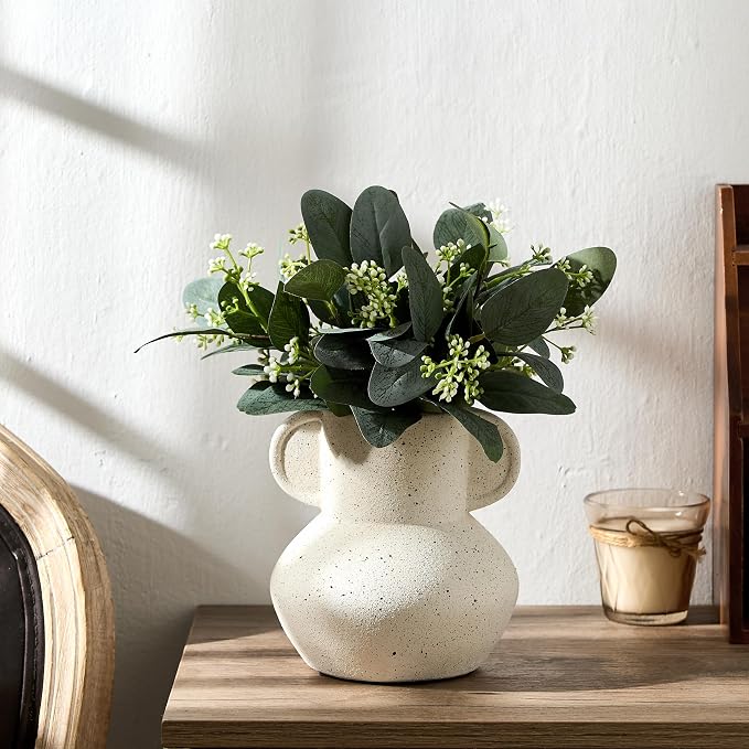 Emotionally Grounded Vase, Vaseking Ceramic Rustic Vase - Image 5