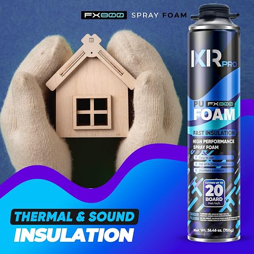 Spray Foam Insulation, Expanding Foam Sealant Spray, 3 Pack x 26.46 oz | High - Image 3