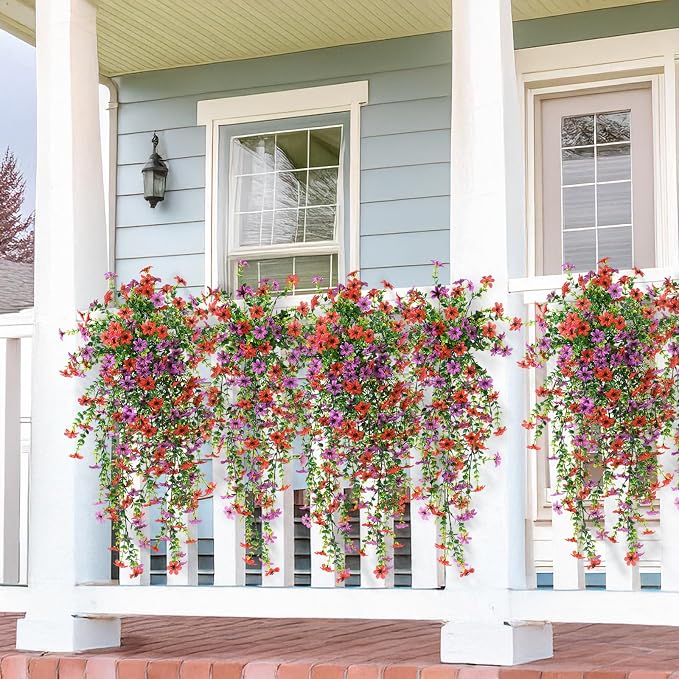 Artificial Hanging Flowers Plants - Image 4