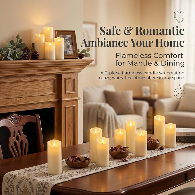 Enido 9pcs Flameless Candles - Image 7