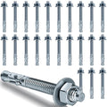 5/16 x 3 inch Wedge Anchors, Galvanized Concrete Anchors, Concrete Wall Anchors by Unknown