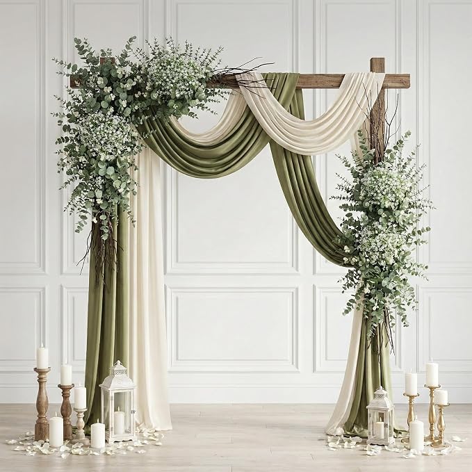lovemoon 100 Pcs Mixed Greenery Artificial Eucalyptus Stems, Baby Breath - Image 6