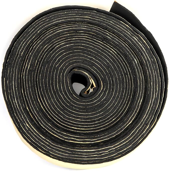 QWORK Pipe Wrap Insulation, 2 Pack Waterproof Foam Insulation Tape Adhesive - Image 4