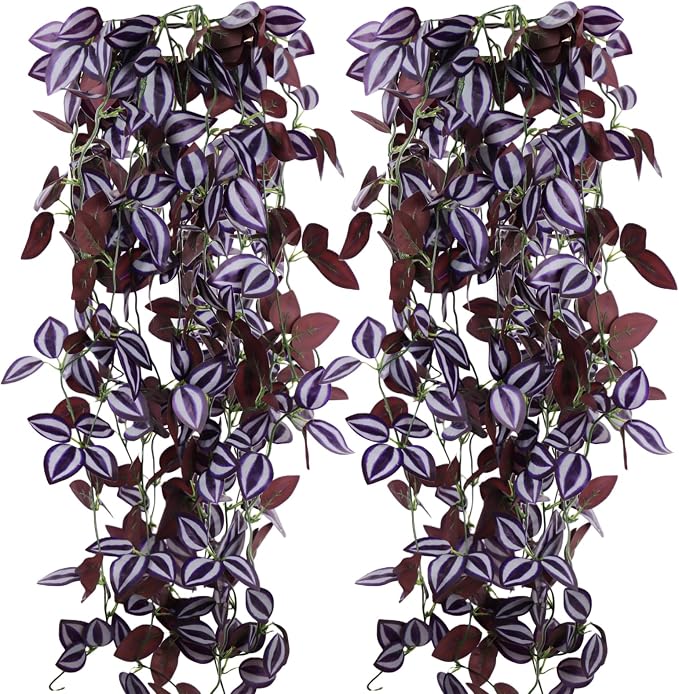 2-Pack Fake Hanging Plants, Faux Hanging Plant Artificial Greenery by Unknown