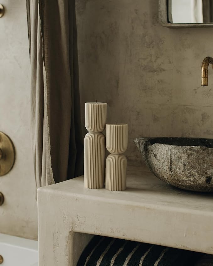 LAWA Hourglass Pillar Candle - Image 8