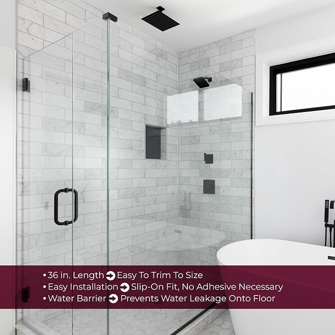 Prime-Line M 6258 Frameless Shower Door Bottom Seal - Image 3