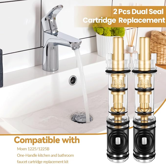 2 Pack 1225 Replacement Cartridge Compatible - Image 2