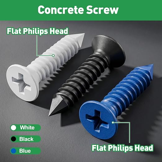 FOLIV 120PCS Concrete Screws - Image 2
