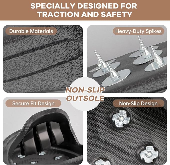 Spiked Shoes for Epoxy Flooring, Epoxy Floor Spikes Shoes for Self Leveling - Image 4