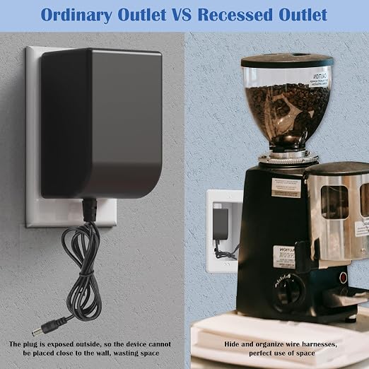 Recessed Outlet/Electrical Box Single Gang, Recessed Outlet Box - Image 6