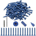 60Pcs 3/16" x 1-1/4”Concrete Screws by Unknown