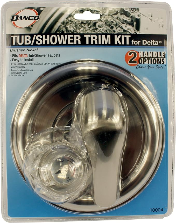 Danco 1-Handle Trim Kit for Delta Tub/Showers, Brushed Nickel - Image 5