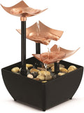 Homedics Tabletop Water Fountain, 3 Tier Indoor Waterfall Fountain | by Homedics
