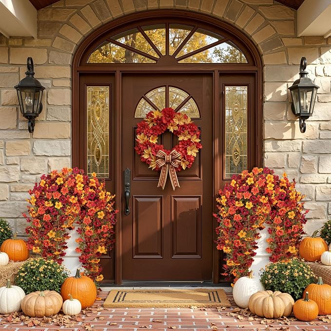 8 Pcs Upgrade Big Artificial Hanging Fall Flowers - Image 6