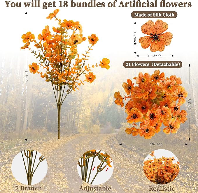 ColoPlay 18 Bundles Artificial Mums - Image 3