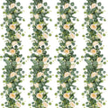 TOCHGREEN 4 Pack Artificial Eucalyptus Flower Garland by TOCHGREEN