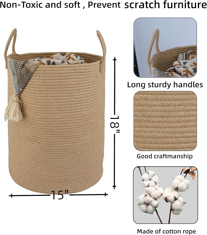XUANGUO Laundry Basket Laundry Hamper - Image 2