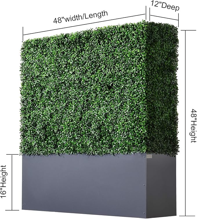 Upgraded Artificial Boxwood Hedge Wall - Image 2