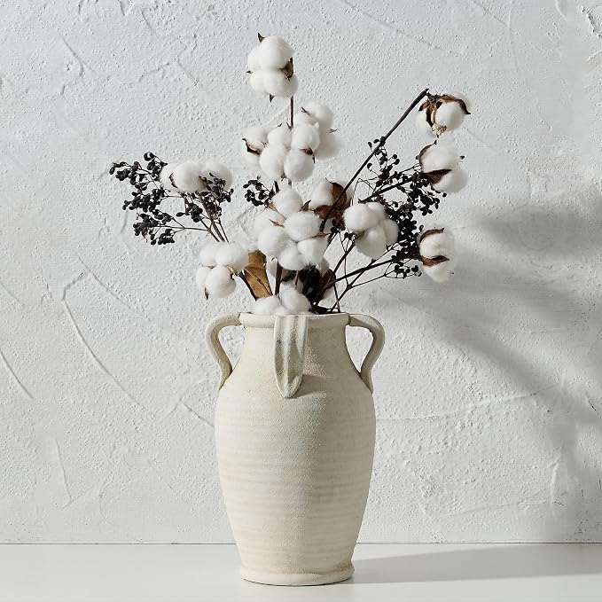 Emotionally Grounded Vase, Vaseking Large Ceramic Rustic Vase by Vaseking