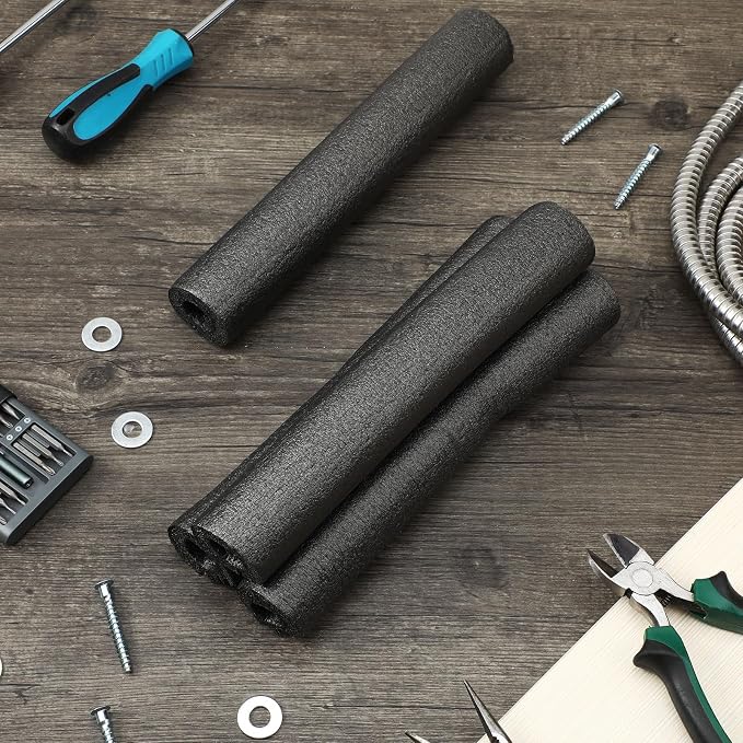 24 Pcs 3.3 Feet Foam Pipe Insulation Foam Tube Insulating Water Pipe Pool Swim - Image 7