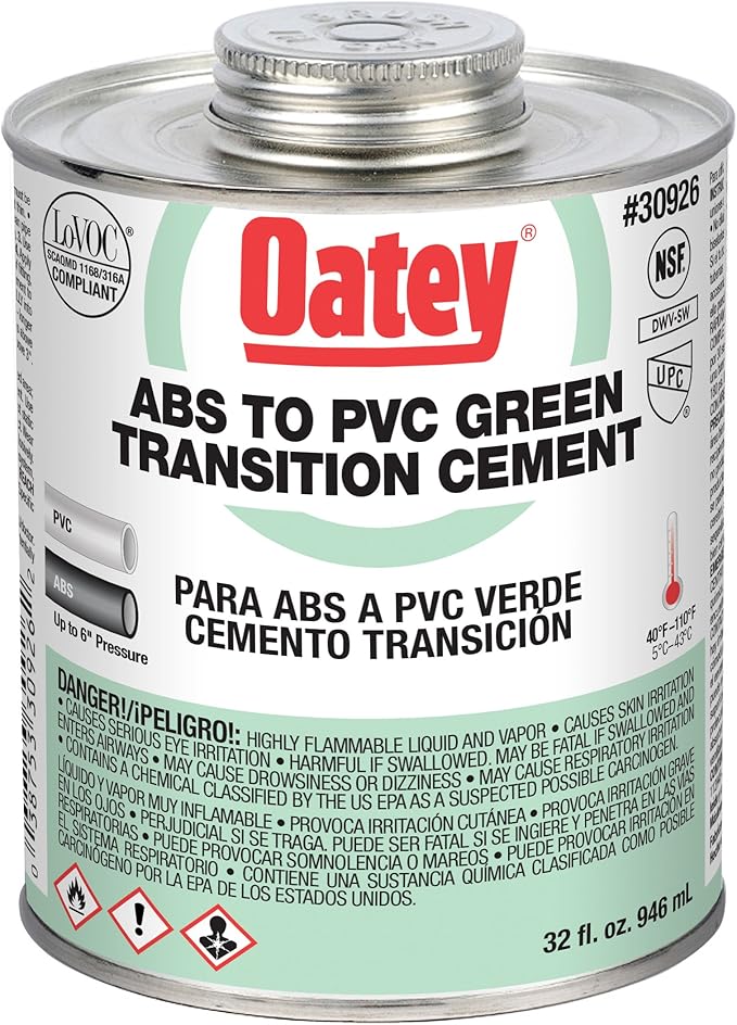 Oatey 30926 Medium Bodied Solvent, 32 Oz by Oatey