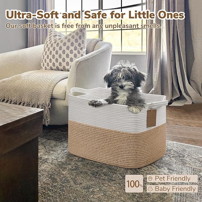 Goodpick 50L Large Woven Rope Storage Basket - Image 5