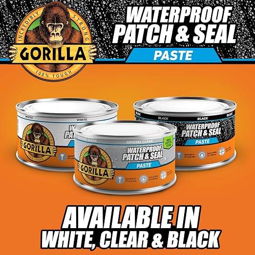Gorilla Waterproof Patch & Seal Rubberized Sealant Paste, 12.8 Ounce Can - Image 7