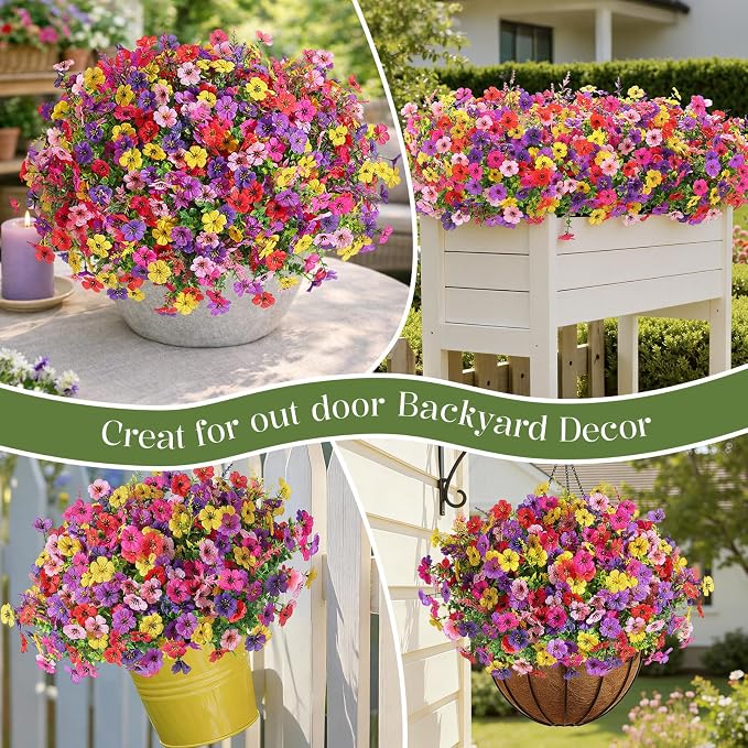 SHareconn 24 Bundles Artificial Flowers - Image 9