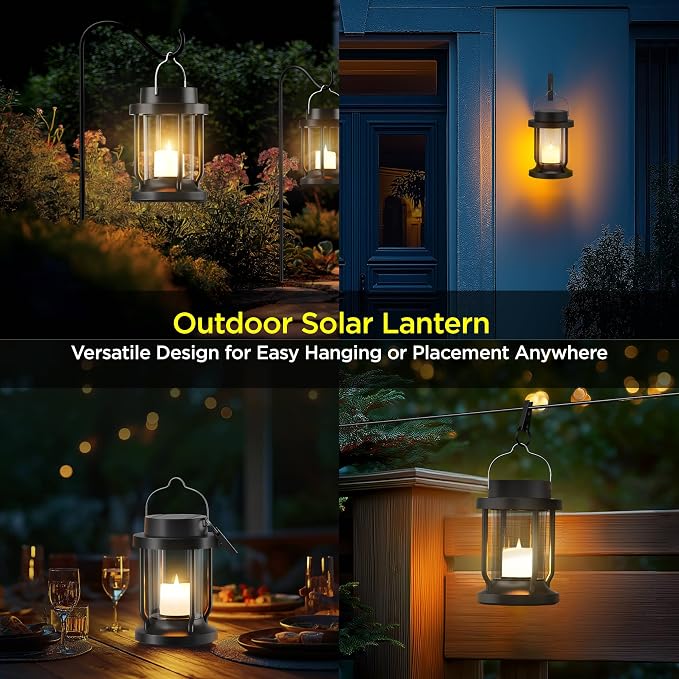 Solar Lantern Outdoor & Indoor Use – Hanging Solar Lights - Image 6