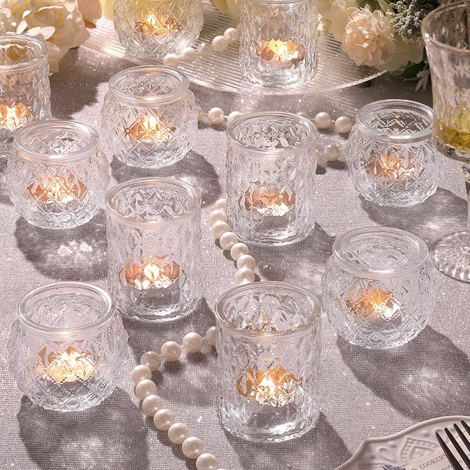 NITIME 12Pcs Assorted Votive Candle Holders by NITIME