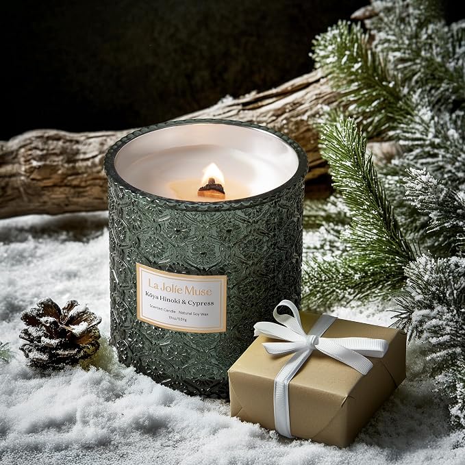 LA JOLIE MUSE Pine & Hinoki Cypress Scented Candles - Image 8