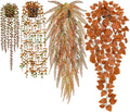 Der Rose 4 Pack Fake Fall Plants Hanging Orange Vines by DerRose