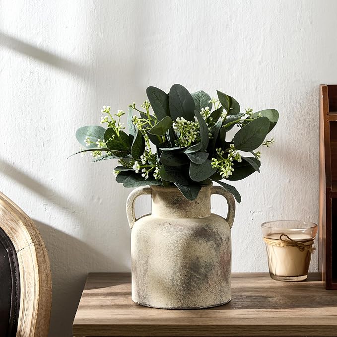 Emotionally Grounded Vase, Vaseking Ceramic Rustic Vase - Image 4