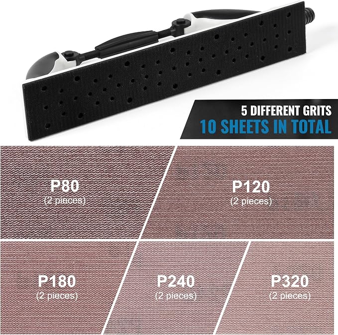2-3/4" x 15-3/4" Adjustable Radius Longboard Flexible Sanding Blocks - Image 4