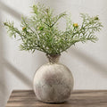 6.38" Ceramic Vase for Home Decor, Decorative Terracotta Farmhouse Rustic Vases by StylishHomeDecorforYou