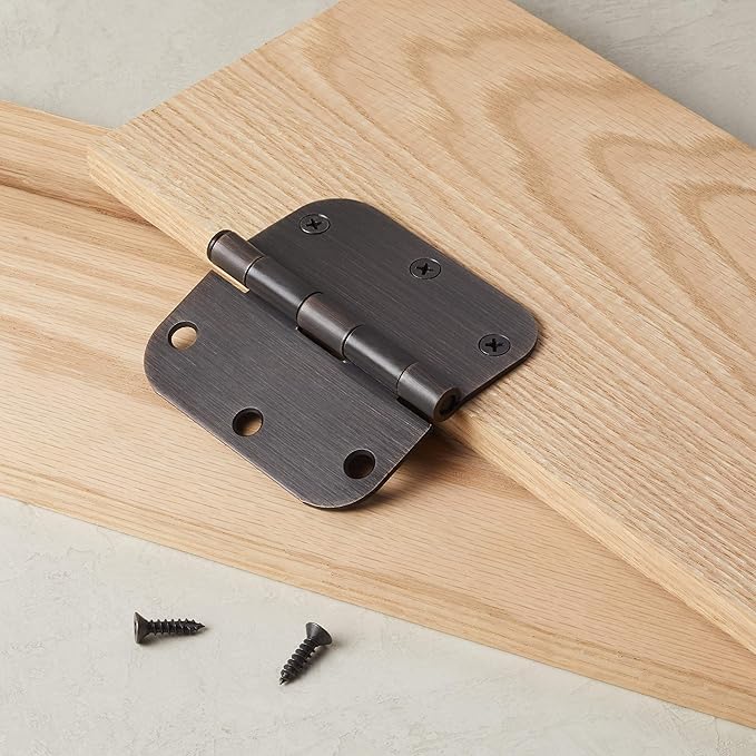 Amazon Basics Rounded 5/8 Radius Interior Door Hinges - Image 6