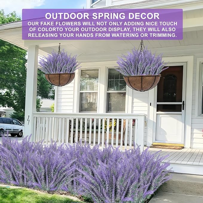TURNMEON 20 Bundles Artificial Lavender Flowers - Image 4