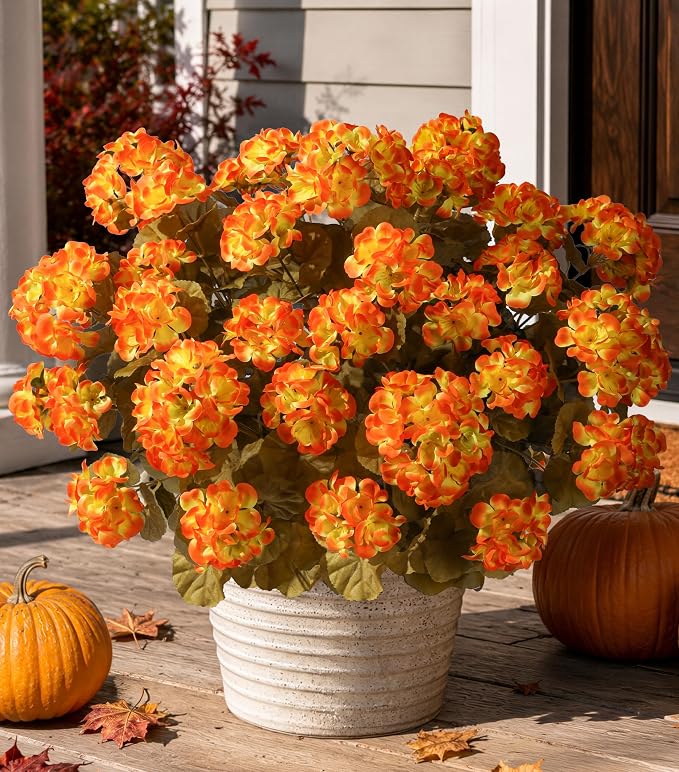 Fake Geraniums Artificial Flowers by HyeFloraartificialflowers