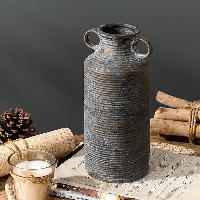 Vaseking Ceramic Rustic Vase - Image 5