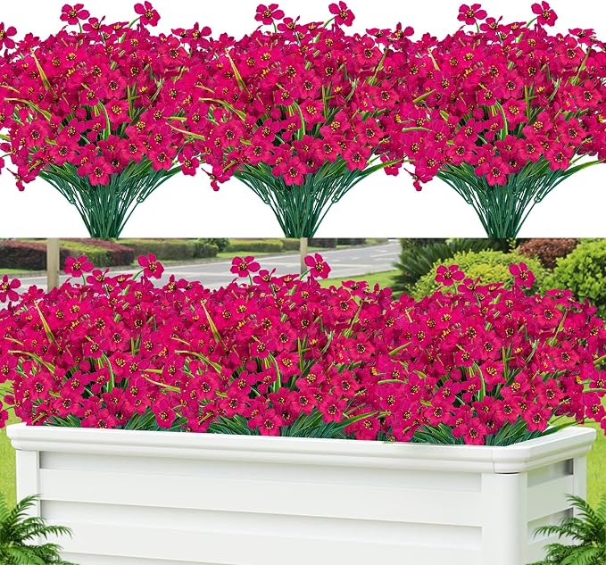 Lnoicy 12 Pcs Artificial Flowers by Lnoicy