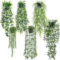 Der Rose 6Pcs Fake Plants Artificial Hanging Vines by DerRose
